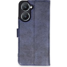 Vivo Y18 Kılıf Trend S Plus Kapaklı Kılıf - Lacivert