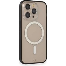 Apple iPhone 14 Pro Kılıf Grand Magneticsafe Kapak - Siyah