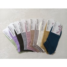 Pera Socks 10'lu Kadın Patik Çorabı Nefes Alabilen Kumaş DM17