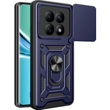 Xiaomi Redmi Note 15 4g Pars Lens Yüzüklü Silikon - Lacivert