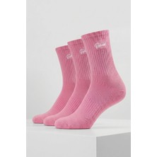 Relaxed Kız Çocuk/genç Pamuklu Normal Boy Spor Çorap - 3'lü Paket