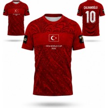 Sidas Türkiye Fıfa 2026 Çalhanoğlu Yetişkin Kırmızı Forma Unısex