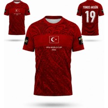 Sidas Türkiye Fıfa 2026 Yunus Akgün .yetişkin Beyaz Forma Unısex