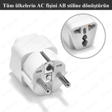 Universal Dönüştürücü Adaptör Priz Çevirici - Yurt Dışı Uyumlu Seyahat Başlığı (Avrupa Tipi) Çok Fonksiyonlu Priz Dönüştürücü Adaptör