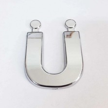 Pileli Store Ü Harfi Villa Tipi Krom Yapışkanlı 9 cm Harf