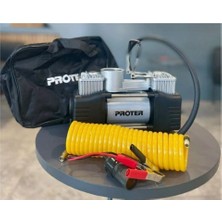 Proter Pr 265 P2 Çift Pistonlu Araç Lastik Kompresörü 12 V 150 Psı