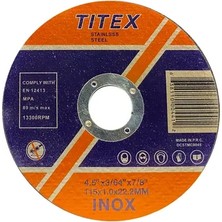 Titex Inox Metal Kesici Taş 115X1X22 mm