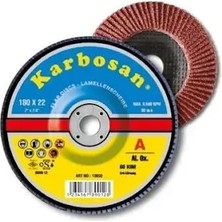 Karbosan 180X22.23 Premium Line Ao Sd Flap Disk Zımpara 60 Kum 983220