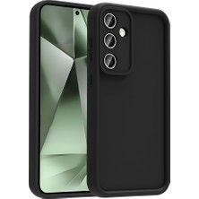 Zenith Works Galaxy S25 Fe Kılıf Kamera Korumalı Zore Ananas Kapak - Siyah