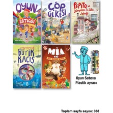 Timaş Çocuk Oyun Satıcısı Çöp Ülkesi Pepito ve Dünyanın En Sıkıcı Sokağı Zıpırtepede Büyük Kaçış Mia Bazı Şekerli Şeyler