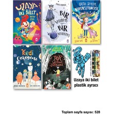 Timaş Çocuk Uzaya Iki Bilet Bir Varlıkmış Yoklukmuş Işıltılı Şeyler Koleksiyoncusu Kedi Gezegeni Top Yutan Ormanı