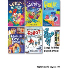 Timaş Çocuk Uzaya Iki Bilet Kitap Çocuk Balık Gezegeni Renklerle Dost Bir Aile Dünyadaki Son Robot Haşmet