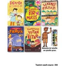 Timaş Çocuk Babamda Bir Tuhaflık Var Kuyruklu Mucize Şekerci Çıkmazı Uzaydaki Gzmli Robot Faruk Kahramanını Yutan Kitap