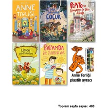 Timaş Çocuk Anne Terliği Göğe Tırmanan Çocuk Pepito ve Dünyanın En Sıkıcı Sokağı Limon Çekirdekleri Babamda Bir Tuhaflık Var