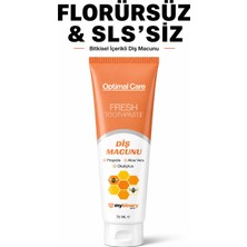 Zinderm Doğal Florürsüz Aloe Vera ve Propolisli Bitkisel , Sls Içermeyen Diş Macunu 75 ml