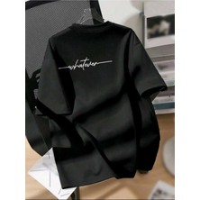Luliana Baskılı Premium Kalite Yıkama Sokak Stili Oversize T-Shirt
