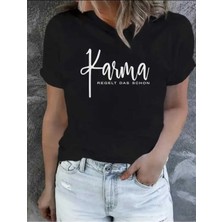 Luliana Baskılı Premium Kalite Yıkama Sokak Stili Oversize T-Shirt
