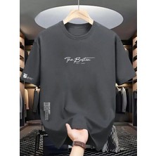 Luliana 1.kalite Baskılı Oversize T-Shirt Günlük Tişört Trend Moda ve Modern Stil Styel %100 Organik Pamuk Relaxed
