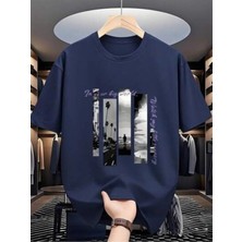 Luliana 1.kalite Baskılı Oversize T-Shirt Günlük Tişört Trend Moda ve Modern Stil Styel %100 Organik Pamuk Relaxed