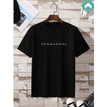 Luliana 1.kalite Baskılı Oversize T-Shirt Günlük Tişört Trend Moda ve Modern Stil Styel %100 Organik Pamuk Relaxed