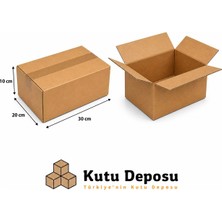 Kutu Deposu 20X30X10 cm Karton Kutu (10 Adet)