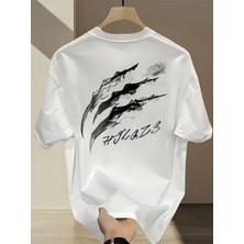 Luliana 1.kalite Baskılı Oversize T-Shirt Günlük Tişört Trend Moda ve Modern Stil Styel %100 Organik Pamuk Relaxed
