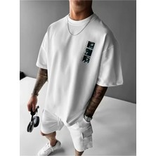 Luliana 1.kalite Baskılı Oversize T-Shirt Günlük Tişört Trend Moda ve Modern Stil Styel %100 Organik Pamuk Relaxed