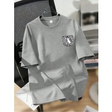 Luliana Baskılı Premium Kalite Yıkama Sokak Stili Oversize T-Shirt