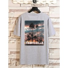 Luliana 1.kalite Baskılı Oversize T-Shirt Günlük Tişört Trend Moda ve Modern Stil Styel %100 Organik Pamuk Relaxed