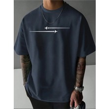 Luliana 1.kalite Baskılı Oversize T-Shirt Günlük Tişört Trend Moda ve Modern Stil Styel %100 Organik Pamuk Relaxed