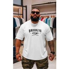 Luliana 1.kalite Baskılı Oversize T-Shirt Günlük Tişört Trend Moda ve Modern Stil Styel %100 Organik Pamuk Relaxed