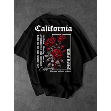 Luliana 1.kalite Baskılı Oversize T-Shirt Günlük Tişört Trend Moda ve Modern Stil Styel %100 Organik Pamuk Relaxed