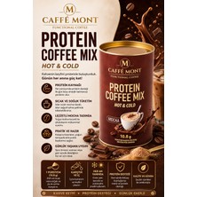 Caffe Mont Protein Coffee Mix Mocha – Yüksek Proteinli Hazır Kahve Karışımı 300 G