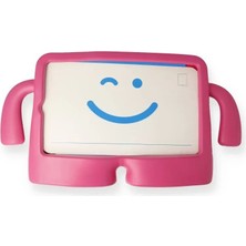 Samsung Galaxy Tab A9 Kılıf Karakter Tablet Silikon - Pembe
