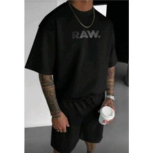 Luliana Baskılı Premium Kalite Yıkama Sokak Stili Oversize T-Shirt