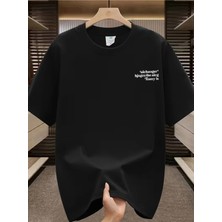 Luliana 1.kalite Baskılı Oversize T-Shirt Günlük Tişört Trend Moda ve Modern Stil Styel %100 Organik Pamuk Relaxed