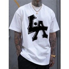 Luliana 1.kalite Baskılı Oversize T-Shirt Günlük Tişört Trend Moda ve Modern Stil Styel %100 Organik Pamuk Relaxed