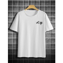 Luliana 1.kalite Baskılı Oversize T-Shirt Günlük Tişört Trend Moda ve Modern Stil Styel %100 Organik Pamuk Relaxed