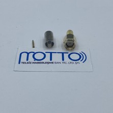 Motto RG58 Uyumlu Sma Erkek Sıkmalı Konnektör