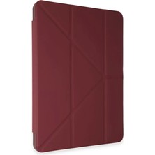 Huawei Honor Pad 9 Kılıf Kalemlikli Mars Tablet Kılıfı - Mürdüm