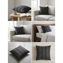 Lider Tekstil Parlak Dokuma Kumaş 40X40CM Dekoratif Kırlent Kılıfı