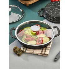 Polochef Crystal 20 cm Yapışmaz Taban Yumurta,omlet,sucuk Kapaklı Sahan