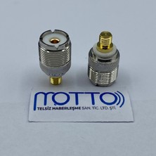 Motto SO239 SL16 Uhf Dişi Düz Rf Konnektör (Motorola Uyumlu)
