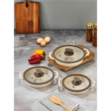Polochef Inci Döküm Tencere Set 7 Parça
