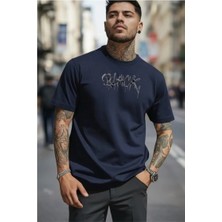 Luliana 1.kalite Baskılı Oversize T-Shirt Günlük Tişört Trend Moda ve Modern Stil Styel %100 Organik Pamuk Relaxed