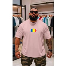 Luliana 1.kalite Baskılı Oversize T-Shirt Günlük Tişört Trend Moda ve Modern Stil Styel %100 Organik Pamuk Relaxed