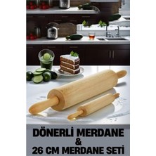 MiraLive Kendinden Dönerli Merdane 2 Li Set Fabelle Design