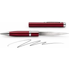 Haki Store 2’si 1 Arada Gizli Çakı Özellikli Tükenmez Kalem – Paslanmaz Çelik Kalem Çakı