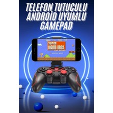 Joystik Gamepad Bluetooth Telefon Tutucu Oyun Kolu Telefon Android Uyumlu