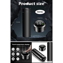 MiraLive Mug Termos LED Sıcaklık Göstergeli  Vakumlu Mug Termos Bardak 500 Ml dijital Sıcaklık Göstergeli
